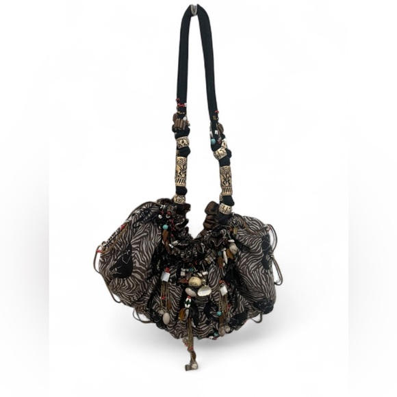 Mary Frances Handbags - Mary Frances Safari Spirit Beaded Elephant Bag 💎